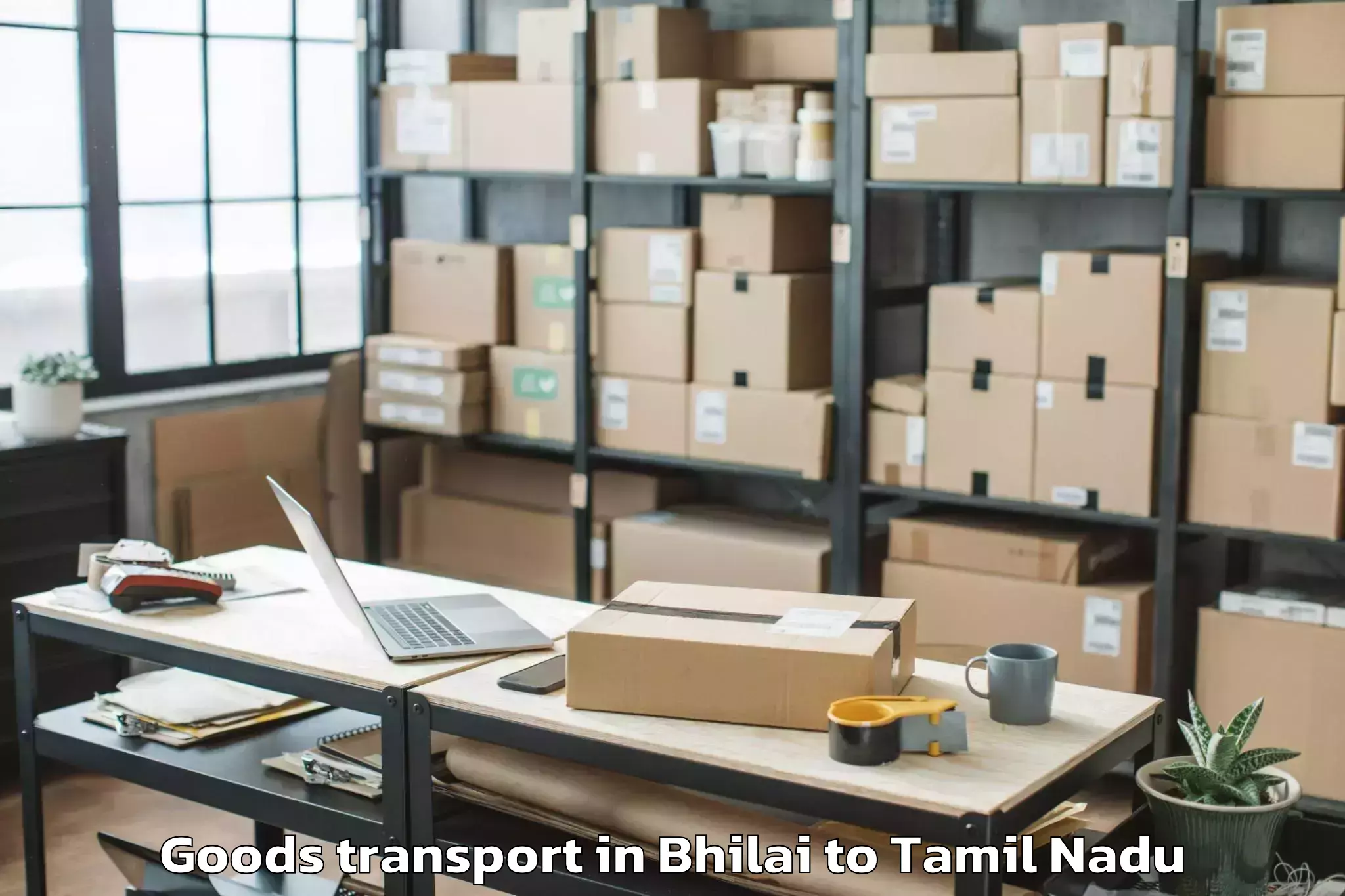 Book Your Bhilai to Tiruvarur Goods Transport Today